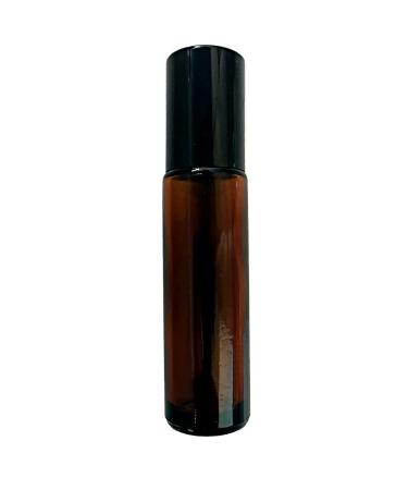 Roller Bottles for Essential Oils - 10ml Amber Glass Bottle with Steel Roller Ball & Black Cap - 6 Pack by Oils For Everything | International Shipping - Buy Online on GoSupps.com