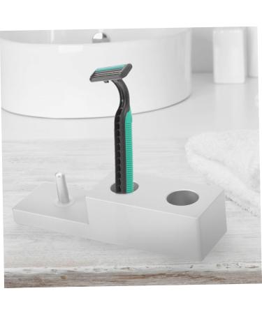 Didiseaon Zinc Alloy Razor Holder - 1pc Shaver Base for Men | Durable Beard Brush Stand for Stylish Grooming - Buy Online on GoSupps.com