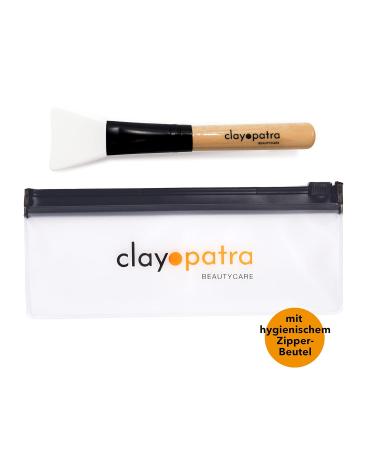 Buy Clayopatra BeautyCare Silicone Mask Brush Set | Vegan Face Brushes for Beauty Masks + Free Brush Pocket - Buy Online on GoSupps.com