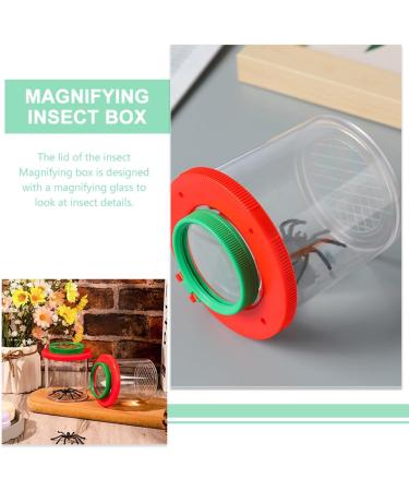 minkissy 4 Pcs Insect Observation Cup Magnifying Glasses for Kids Magnifying Glass for Kids Insects for Kids Insect Viewer Magnifying Container for Learning Outdoor Suite Child Pmma 7.6X7X7CMx2pcs As Shownx2pcs - Buy Online on GoSupps.com