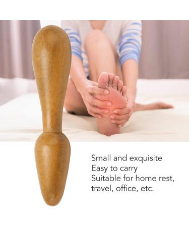Portable Acupuncture Massage Stick - Wooden Foot & Trigger Point Massage Tool for Pain Relief - Buy Online on GoSupps.com