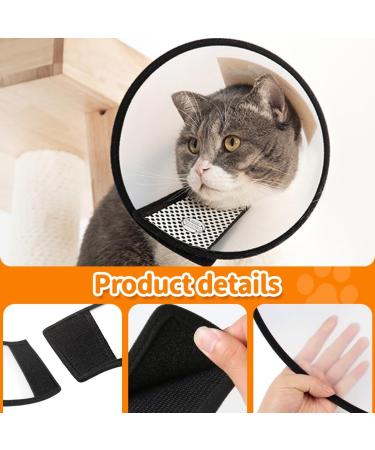 ZXUPOI Soft Plastic Elizabethan Collar for Cats & Puppies - Protective Pet Cone XS (15-18cm) | International Shipping Available - Buy Online on GoSupps.com
