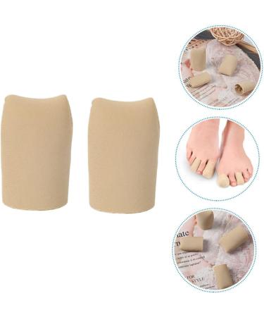 OHPHCALL 2pcs Silicone Big Toe Protectors - Toe Scuffs & Guards Set | Toe Cushion Tube for Pain Relief | Elasto Gel Breathable Sleeves - 2.6x4cm - Buy Online on GoSupps.com