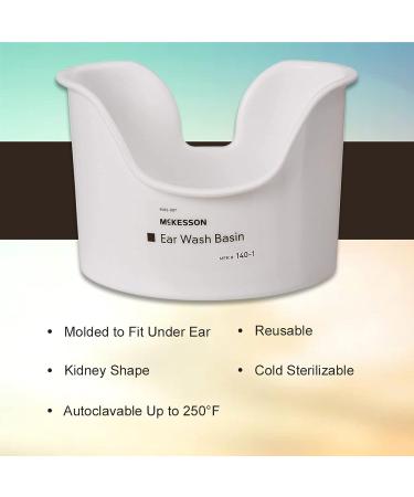 McKesson Ear Wash Basin - Wax Removal Basin for All Ear Wash Systems - 1 Count - Buy Online on GoSupps.com