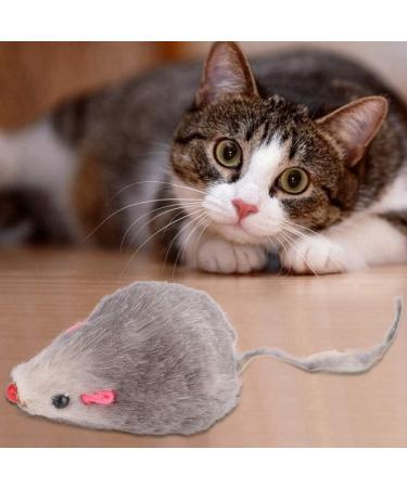 JTLB Cat Toy Mouse Toy 12 Rabbit Fur Mice 14 10 4 12pcs Pet Cat Mice Toys Small Plush Mouse Funny Cat Toy Fake Mouse for Kitten Cat - Buy Online on GoSupps.com