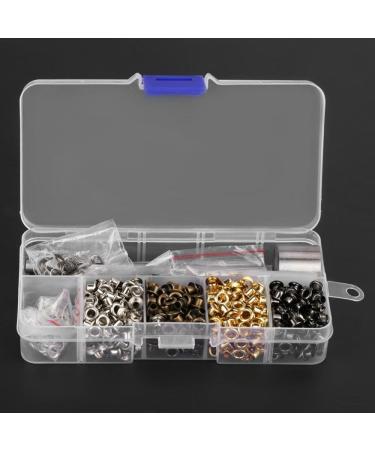 Metal Eyelet Grommet Set - 3mm x 420pcs for Shoes, Belts, Leather, and Crafts - Buy Online on GoSupps.com