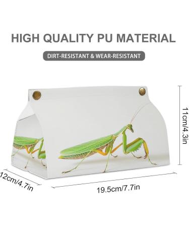 Tissue Box Cover Tissue Box Holder Green and Yellow Mantis Print Tissue Holder Travel Tissue Packs Facial Paper Holder Decorative Holder - Buy Online on GoSupps.com
