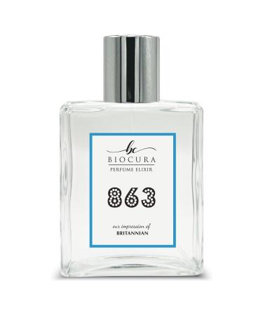 BC Perfume 863 Inspired by Britannian For Women & Men Fragrance Dupes Eau de Parfum Bottle 3.4 Fl Oz/100ml