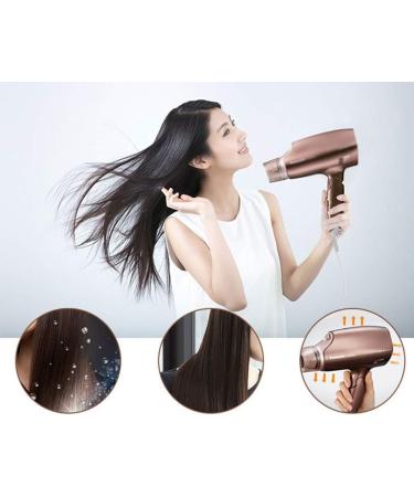 Hair Dryer Hair Dryers Styling Tools Hair Dryer Folding Hair Dryer Silent Electric Blowingconstant Temperature Hot and Cold Wind Water Ion - Buy Online on GoSupps.com