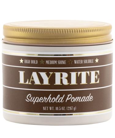 Layrite Superhold Pomade Oz Mild Cream Soda 10.5 Ounce (Pack of 1)