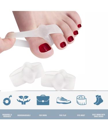 Buy 10 Pieces Bunion Corrector & Silicone Toe Separators - Big Toe Spacer for Overlapping Toes | International Shipping Available - Buy Online on GoSupps.com