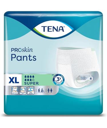 Tena Super Pants XL Protective Underwear - Choose Your Package Size | 72 Pieces - International Shipping Available - Buy Online on GoSupps.com
