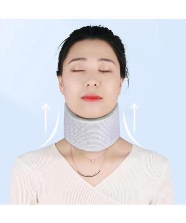 Neck Brace for Neck Pain and Support Soft Support Collar Can Be Used During Sleep Neck Support Wraps Aligns and Stabilizes Vertebrae for Neck Pain for Women & Men Light Grey - Buy Online on GoSupps.com