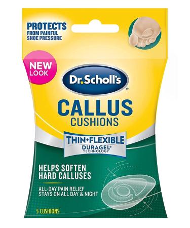 Dr. Scholl's Callus Cushions Duragel 5 Count - Pack of 3 | Pain Relief for Calluses - Buy Online on GoSupps.com