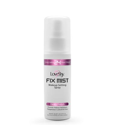 Make up setting spray by LoveShy Cosmetics- setting spray with smudge Proof Formula make up fixing spray for face Long-lasting Effect 50ml makeup fixing spray fixing spray make up (Dewy)