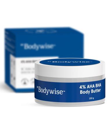 Be-Bodywise 4% AHA BHA Body Butter | 2% Salicylic & Lactic Acid | Deep Hydration & Exfoliation | International Shipping - Buy Online on GoSupps.com