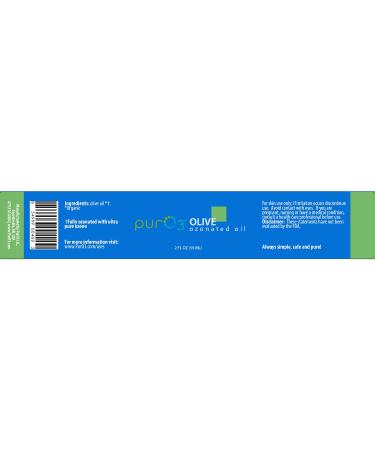 PurO3 Fully Ozonated Olive Oil - 2 Oz Glass Jar - 100% Ozonated (1 Pack) - Buy Online on GoSupps.com