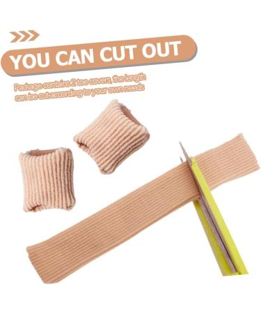 Healvian Silicone Toe Tubes - 4 Pcs Toe Sleeves Protector for Men - Flexible Toe Covers for Pain Relief and Care - Buy Online on GoSupps.com