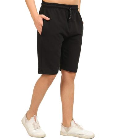 COMEOR Men's Sports Shorts | Men's Running & Cotton Shorts - Black | Comfortable & Stylish Athletic Wear - Buy Online on GoSupps.com
