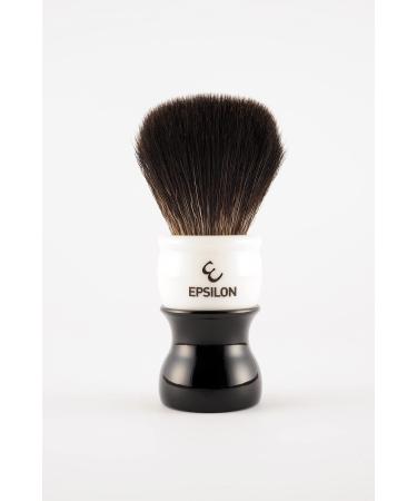 Epsilon Shaving Brush Black Fiber white & black 52/26 mm Standard nico