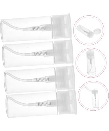 Mikinona 1 Set Nail Polish Remover Bottle Glass Dispenser Press down Bottle Nails Pump Dispenser Bottle Empty Bottle Press Dispenser for Polishing Compound Soap Pp Toner Bottle - Buy Online on GoSupps.com