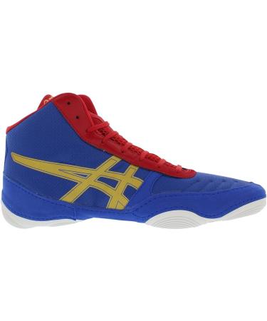 ASICS Men's JB Elite V2.0 Wrestling Shoes - Jet Blue/Olympic Gold/Red, Size 11 - Buy Online on GoSupps.com