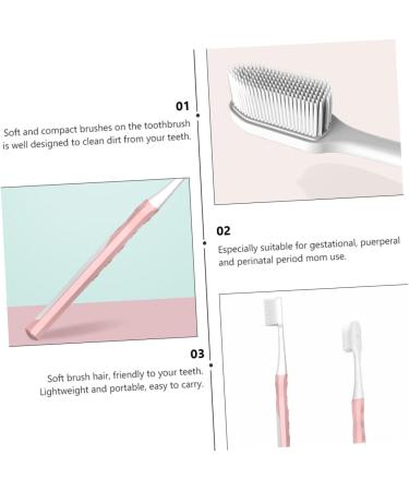 Mobestech 3 STK Delivery Toothbrush Set - Ideal for Pregnant Moms Tongue Cleaners & Hairy Toothbrushes - Shop Internationally! - Buy Online on GoSupps.com