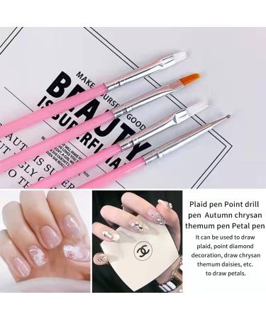 15-Piece Professional Nail Art Brush Kit | UV Gel Nail Design Brushes for Stunning Nail Art Decorations - Buy Online on GoSupps.com
