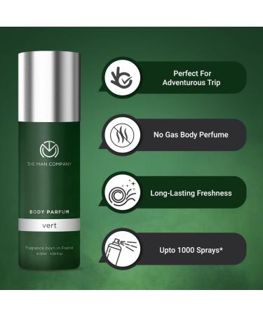 Th.e Man Company Men Ever Green Perfume Gift Set | Luxury Long-Lasting Fragrance | Premium Wood Scent Body Spray | Gift Kit For Husband Boyfriend | Combo Pack For Him 100 Millilitres. - Buy Online on GoSupps.com