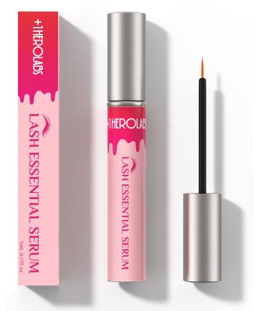 Lash Serum Based On Botanical Formula Lash Essential Serum For Nourishing Lashes & Brows (5ML 5-Month Supply) (pink)