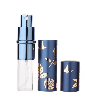 Verdant Touch Perfume Spray Bottle Portable Perfume Bottle Aluminum Atomizer Spray 10ml (Blue)