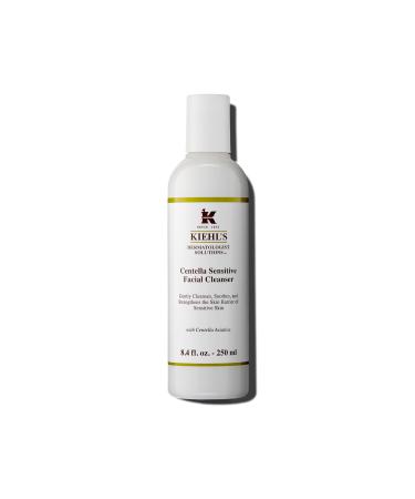 Kiehl's Centella Facial Cleanser for Sensitive Skin Soothing Face Wash with Centella Asiatica pH-Balanced Paraben-free Fragrance-free Dermatalogist-tested Non-comedogenic - 8.4 fl oz