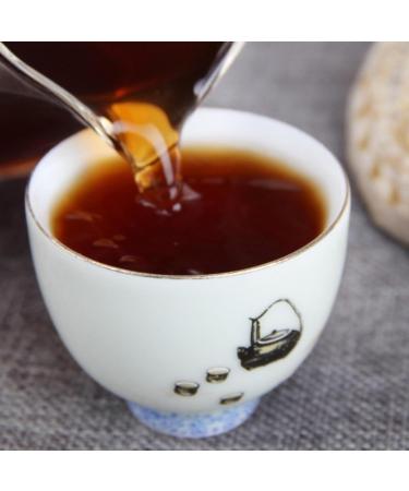 HQZM Yunnan Greek Fermented Yunnan Black Thee Qizi Cake Thee 100g Palace Palace Pu - Buy Online on GoSupps.com