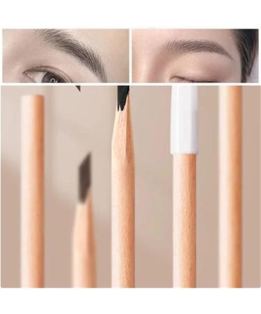 DENGWANG Waterproof Wooden Eyebrow Pencil Waterproof Eyebrow Pencil Wooden Eyebrow Pencil Eyebrow Pencil Waterproof Long Lasting Non-smudging Brow Pen (3PCS-Black) - Buy Online on GoSupps.com