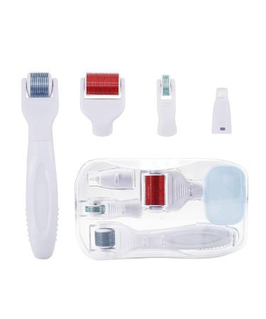 Incellice Derma Roller Set Dermaroller 5 in 1 kit bar scooter scalp derma scooter for face and body professional microneedle scooters for skin care women and men - Buy Online on GoSupps.com