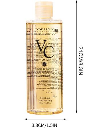 Refreshing Toner VC Water Lotion All Skin Types Moisturizing Face Care for Men & Women Deep Moisturizing & Refreshing 500ml C - Buy Online on GoSupps.com