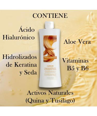 Cosdiet Mind & Beauty Capiloe Total Repair Shampoo with aloe vera hyaluronic acid and vitamins revitalizes repairs and strengthens the hair fiber 500 ml - Buy Online on GoSupps.com
