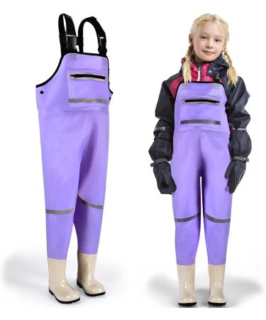 Ieeilulu Children's Fishing Waders - Waterproof Wathose with Adjustable Straps & Breast Pocket for Kids - Buy Online on GoSupps.com