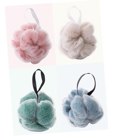 2pcs Exfoliating Shower Ball & Loofah - Fluffy Bath Sponge for Ultimate Skin Care | International Shipping Available - Buy Online on GoSupps.com