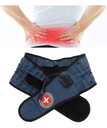 XCELLO Decompression Back Belt - TPU Lumbar Support for Muscle Relaxation & Back Relief (23cm Blue) - Buy Online on GoSupps.com