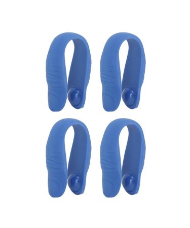 Migraine relief clip magnet improves the immune system nylon reduces tensions acupressure hand pressure point clip for home use (blue)