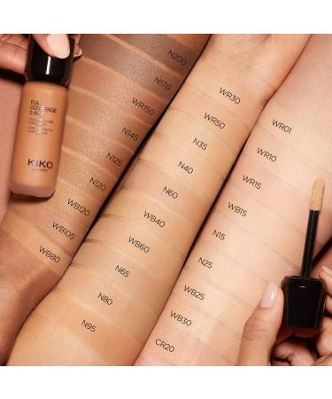 KIKO Milano Full Coverage 2-In-1 Foundation & Concealer 18 Ng 95 - Neutral Gold 95 - Buy Online on GoSupps.com