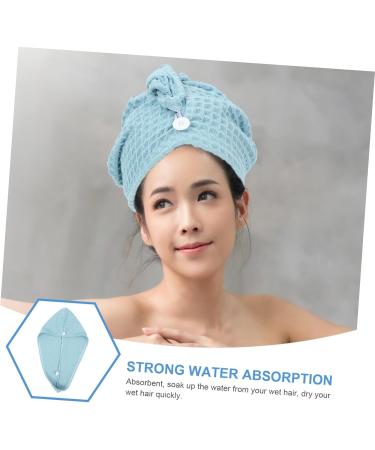 LIFKICH Quick Drying Shower Cap Shower Cap for Hair Turbans for Women Quick Drying Bath Cap Shower Caps for Women Reusable Hair Covers for Shower Hair Towel Shower Cap Large Hair Turban - Buy Online on GoSupps.com
