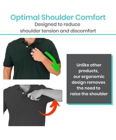 Vive Button Hook with Finger Hole - Zipper Gripper Pull Helper for Arthritis & Limited Mobility - Dressing Aid Tool for Independent Living - Dexterity Handle Grip - Black - Buy Online on GoSupps.com