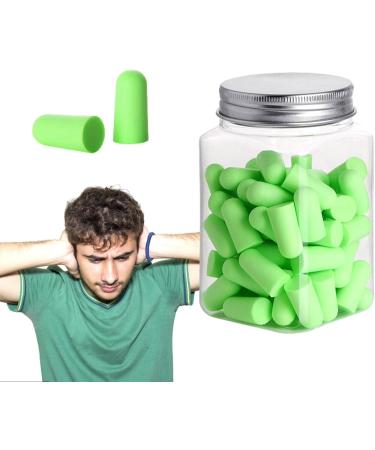 Soft Foam Earplugs Sound-Proof Noise Reduction Ear Plugs - Sleep Ear Plugs Slow Rebound for Sleeping Travel Concerts Studying Loud Noise Work Frifer Fluorescent Green 60 Pieces - Buy Online on GoSupps.com
