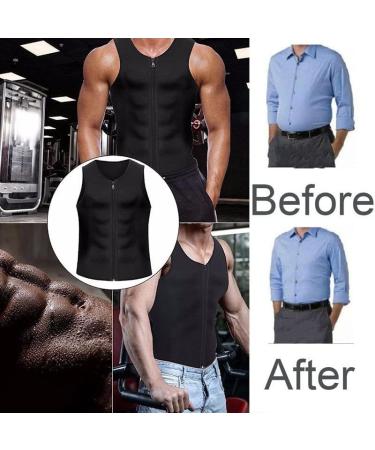 IOTKIT MANSON Gynecomastia Compression Vest - Men's Zipper Compression Shirt (Size B X-Large) - Buy Online on GoSupps.com