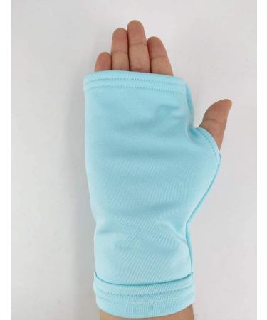 Hot & Cold Hand Therapy Gloves - Ice Pack for Pain Relief | Microwavable & Freezable - Arthritis, Injuries, Carpal Tunnel - Small/Medium Teal - Buy Online on GoSupps.com