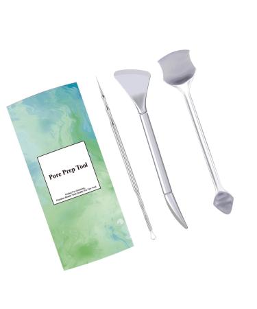 Oshhni Pore Prep Tool Blackhead Extractions Tool Professional Pimple Popper Tool Facial Pore Cleaner for Whitehead Popping Men Women