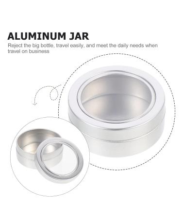 Lurrose Beeswax Candle Glass - 12th Aluminum Socket Container with Lid | Mini Storage Tealight Can | Round Metal Canister for Cosmetic & Candle Filling - Buy Online on GoSupps.com