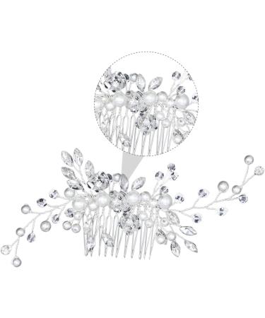 POPETPOP 1 PC Piece Pearl Comb Headdress Bridal Hair Comb Wedding Hair Comb - Buy Online on GoSupps.com
